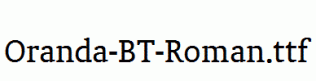 Oranda-BT-Roman.ttf