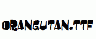 Orangutan.ttf