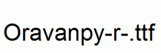 Oravanpy-r-.ttf