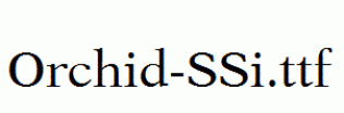 Orchid-SSi.ttf