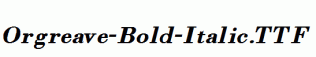 Orgreave-Bold-Italic.ttf