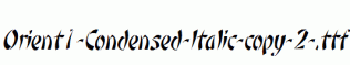 Orient1-Condensed-Italic-copy-2-.ttf