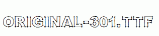 Original-301.ttf