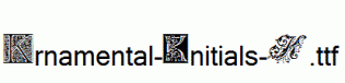 Ornamental-Initials-K.ttf