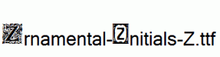 Ornamental-Initials-Z.ttf