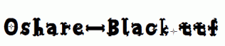 Oshare-Black.ttf