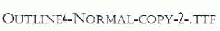 Outline4-Normal-copy-2-.ttf
