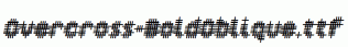 Overcross-BoldOblique.ttf