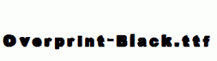 Overprint-Black.ttf