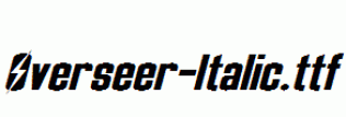 Overseer-Italic.ttf