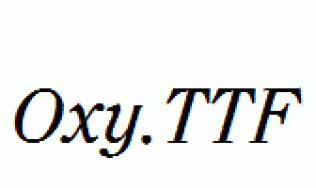 Oxy.ttf