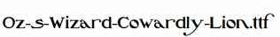 Oz-s-Wizard-Cowardly-Lion.ttf
