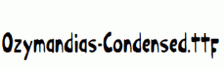 Ozymandias-Condensed.ttf