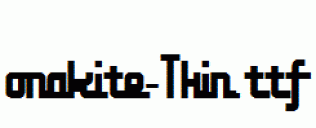 onakite-Thin.ttf