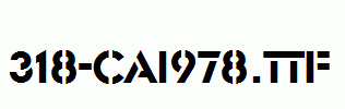 fonts 318-CAI978.ttf