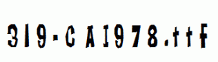 fonts 319-CAI978.ttf