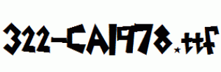 fonts 322-CAI978.ttf