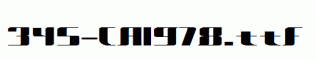 fonts 345-CAI978.ttf
