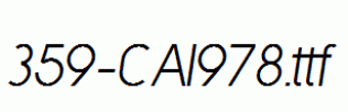 fonts 359-CAI978.ttf