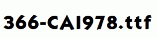 fonts 366-CAI978.ttf