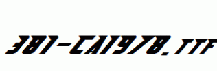 fonts 381-CAI978.ttf