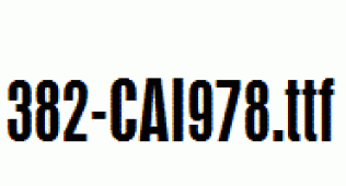 fonts 382-CAI978.ttf