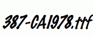 fonts 387-CAI978.ttf