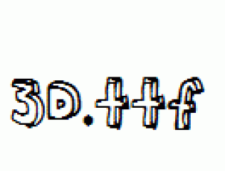fonts 3D.ttf