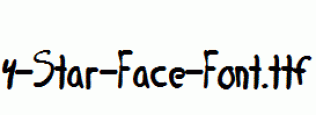 fonts 4-Star-Face-Font.ttf