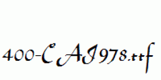 fonts 400-CAI978.ttf