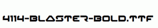 fonts 4114-Blaster-Bold.ttf