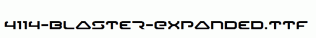 fonts 4114-Blaster-Expanded.ttf
