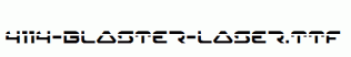 fonts 4114-Blaster-Laser.ttf