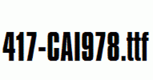 fonts 417-CAI978.ttf