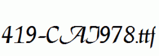 fonts 419-CAI978.ttf