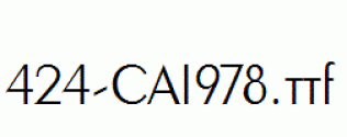 fonts 424-CAI978.ttf