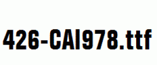 fonts 426-CAI978.ttf
