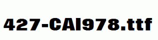 fonts 427-CAI978.ttf