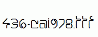 fonts 436-CAI978.ttf