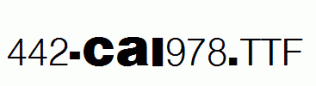 fonts 442-CAI978.ttf