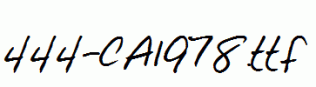 fonts 444-CAI978.ttf