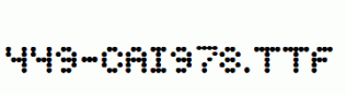 fonts 449-CAI978.ttf