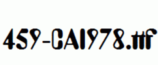 fonts 459-CAI978.ttf