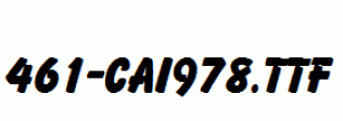 fonts 461-CAI978.ttf