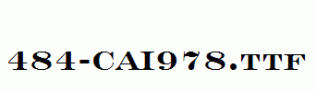 fonts 484-CAI978.ttf