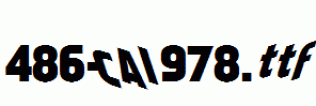 fonts 486-CAI978.ttf