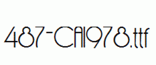 fonts 487-CAI978.ttf