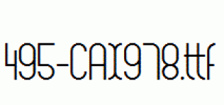 fonts 495-CAI978.ttf