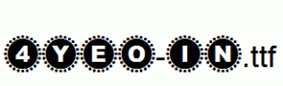 fonts 4YEO-IN.ttf