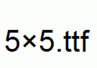 fonts 5×5.ttf